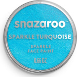 SNAZAROO Barva na obličej Třpytivá Tyrkysová (Sparkle Turquoise) 18ml 160216