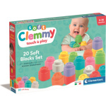 CLEMENTONI Soft Clemmy Sada 20 měkkých kostek 160384