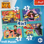 TREFL Puzzle Já, padouch 4: Šílení Mimoni 4v1 (35,48,54,70 dílků) 160949