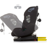 CHIPOLINO Autosedačka X Factor i-Size 40-150cm Isofix 360 Obsidian 161419, (2024)