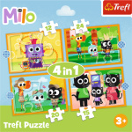 TREFL Puzzle Milo 4v1 (12,15,20,24 dílků) 161455