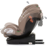 CHIPOLINO Autosedačka Volare i-Size 40-150cm Isofix 360 Macadamia 162074, (2024)