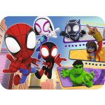 TREFL Dřevěné puzzle Spidey a jeho úžasní přátelé 24 dílků 162180