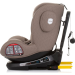 CHIPOLINO Autosedačka Peak i-Size 40-150cm Isofix 360 Macadamia 163151, (2024)