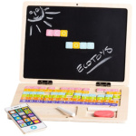 ECOTOYS Dřevěný notebook s magnetickým monitorem 25473