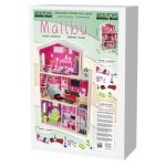 ECOTOYS Domeček pro panenky Malibu s vybavením 25590
