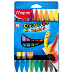 MAPED Trojhranné olejové pastely Color'Peps 18ks 25651