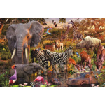 RAVENSBURGER Puzzle Africká zvířata 3000 dílků 2571