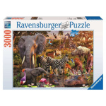 RAVENSBURGER Puzzle Africká zvířata 3000 dílků 2571