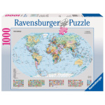 RAVENSBURGER Puzzle Politická mapa světa 1000 dílků 4463