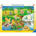 RAVENSBURGER Vkládačka Návštěva v ZOO 14 dílků 7614