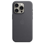 APPLE iPhone 15 Pro FineWoven Case MS - Black, MT4H3ZM/A