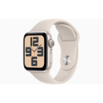 Apple Watch SE/40mm/Starlight/Sport Band/Starlight/-S/M, MR9U3QC/A