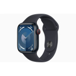 Apple Watch S9 Cell/45mm/Midnight/Sport Band/Midnight/-M/L, MRMD3QC/A