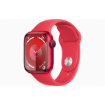 Apple Watch S9 Cell/41mm/PRODUCT RED/Sport Band/PRODUCT RED/-M/L, MRY83QC/A