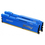 Kingston FURY Beast/DDR3/16GB/1600MHz/CL10/2x8GB/Blue, KF316C10BK2/16