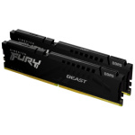 Kingston FURY Beast/DDR5/64GB/5200MHz/CL40/2x32GB/Black, KF552C40BBK2-64