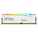 Kingston FURY Beast EXPO/DDR5/16GB/5600MHz/CL36/1x16GB/RGB/White, KF556C36BWEA-16