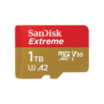 SanDisk Extreme/micro SDXC/1TB/UHS-I U3 / Class 10/+ Adaptér, SDSQXAV-1T00-GN6MA