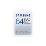 Samsung EVO Plus/SDXC/64GB/UHS-I U1 / Class 10, MB-SC64K/EU