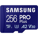 Samsung/micro SDXC/256GB/Class 10/+ Adaptér/Modrá, MB-MD256SA/EU