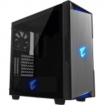 GIGABYTE AORUS Gaming AC300G/Midi Tower/Transpar./Černá, GB-AC300G