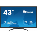 iiyama ProLite/X4373UHSU-B1/42,5"/VA/4K UHD/60Hz/3ms/Black/3R, X4373UHSU-B1