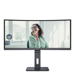 AOC/CU34P3CV/34"/VA/3440x1440/100Hz/4ms/Black/3R, CU34P3CV