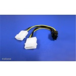 AKASA - 4-pin Molex na 6-pin ATX PCIex adaptér, AK-CB4-6