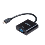 AKASA - Micro HDMI na VGA převodník, AK-CBHD21-15BK