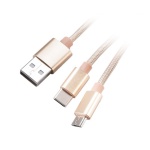 AKASA - 2 v 1 - USB 2.0 typ A na typ C a typ B, AK-CBUB42-12GL