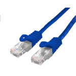 Kabel C-TECH patchcord Cat6, UTP, modrý, 2m, CB-PP6-2B