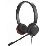 Jabra Evolve 20/Stereo/USB/Drát/Černá-červená, 4999-829-409