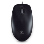 LOGITECH OEM Logitech B100/Kancelářská/Optická/800 DPI/Drátová USB/Černá, 910-003357