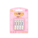 TESLA - baterie AAA TOYS GIRL, 4ks, LR03, 11030421