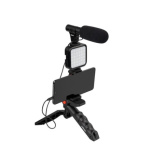 BRAUN PHOTOTECHNIK Doerr Vlogging Kit VL-5 Microphone videosvětlo pro SmartPhone, 371088