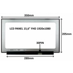 SIL LCD PANEL 15,6" FHD 1920x1080 30PIN MATNÝ IPS / BEZ ÚCHYTŮ, 77021571