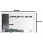 SIL LCD PANEL 17,3" HD+ 1600x900 40PIN LESKLÝ / ŠROUBOVÁNÍ Z BOKŮ, 77044047