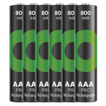 GP BATERIE GP Nabíjecí bat. ReCyko Pro AAA (HR03) 800mAh- 6ks, 1032126080