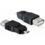 PremiumCord USB redukce A/female-MicroUSB/male, kur-12