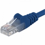 PremiumCord Patch kabel UTP RJ45-RJ45 level 5e 0.5m modrá, sputp005B