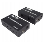 PremiumCord 4K HDMI extender na 100m přes jeden kabel Cat5e/Cat6, khext100-2