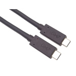 PremiumCord USB4™ 40Gbps 8K@60Hz kabel Thunderbolt 3 certifikovaný USB-IF 0,8m, ku4cx08bk