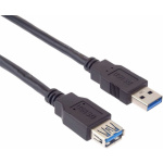 PremiumCord prodlužovací USB 3.0 kabel 0,5m, ku3paa05bk