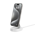 Belkin Pro Convertible Qi2, 15W stojan, bilý, WIA008btWH