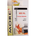 MORE ARMOR ink kompatibilní s HP 3YM75AE (653 XXL)
kapacita 720str.černá, M14111