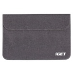 iGET iC10 - univerzální pouzdro do 10.1" pro tablety, s magnetickým uzavíráním - šedočerná, iC10, 84002645