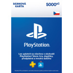 SONY ESD ESD CZ - PlayStation Store el. peněženka - 5000 Kč, SCEE-CZ-00500000