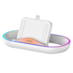 iPega P5P02 Charger Dock s RGB pro Playstation Portal Remote Player White, 6974363711115