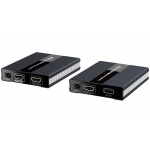 HDMI extender s USB na 60m přes jeden kabel Cat5, khext60-4